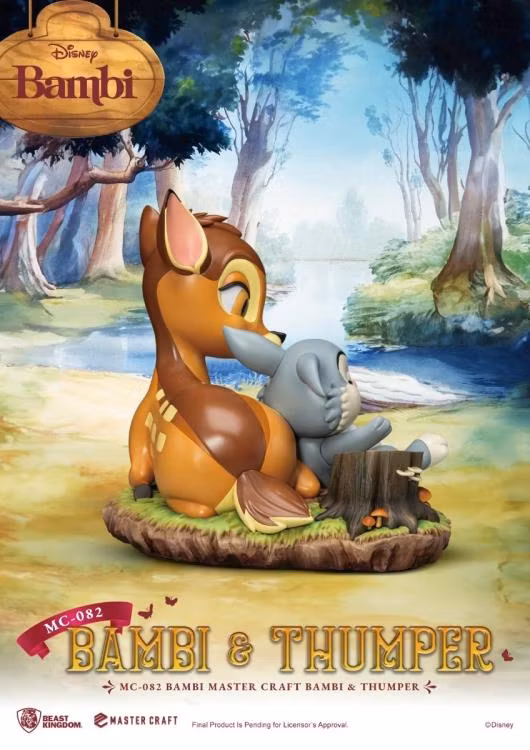 Disney Bambi Master Craft MC-082 Bambi and Thumper Limited Edition Statue