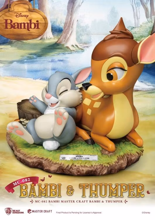 Disney Bambi Master Craft MC-082 Bambi and Thumper Limited Edition Statue