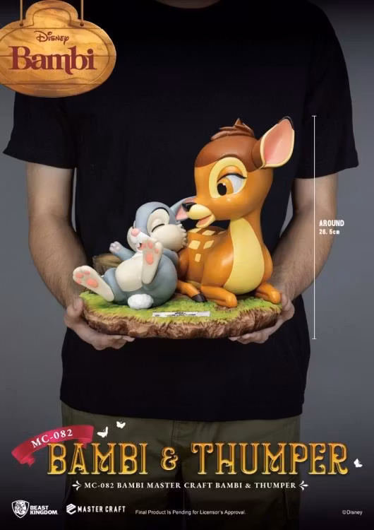 Disney Bambi Master Craft MC-082 Bambi and Thumper Limited Edition Statue
