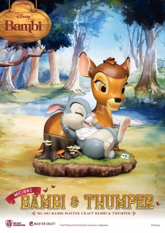 Disney Bambi Master Craft MC-082 Bambi and Thumper Limited Edition Statue