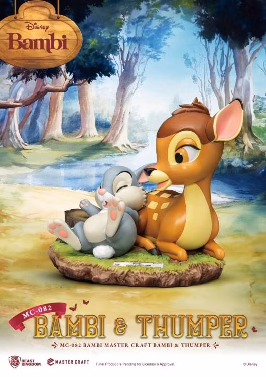 Disney Bambi Master Craft MC-082 Bambi and Thumper Limited Edition Statue