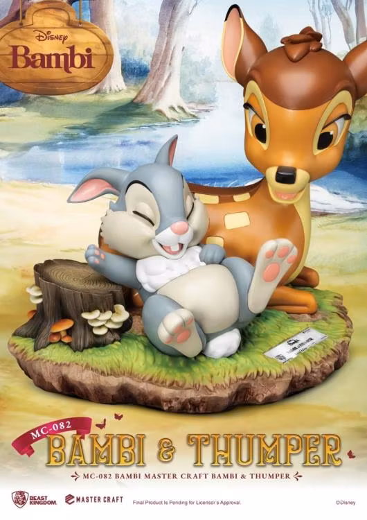 Disney Bambi Master Craft MC-082 Bambi and Thumper Limited Edition Statue