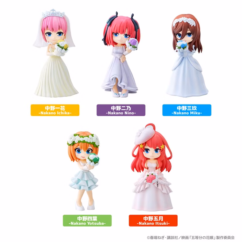 The Quintessential Quintuplets Movie PalVerse Boxed Set of 5 Figures