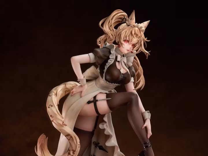 DeadPrince Illustration Battle Maid Different Species Leopard Cat Maria 1/7 Scale Figure