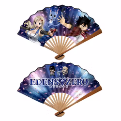 Edens Zero Folding Fan Rebecca, Happy & Shiki