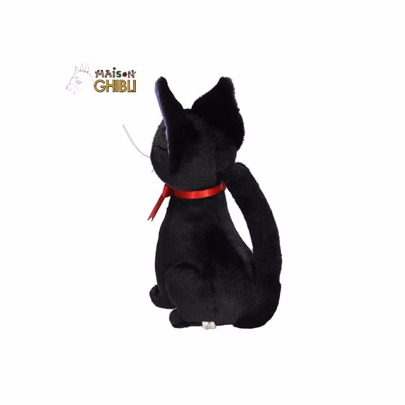 Studio Ghibli Kiki's Delivery Service Plush Figure Jiji Sitting (M)