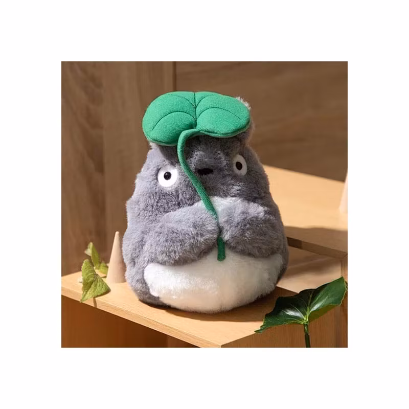 Studio Ghibli My Neighbor Totoro Nakayoshi Plush Figure Big Totoro with Leaf