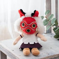 Studio Ghibli Princess Mononoke Otedama Plush Figure San