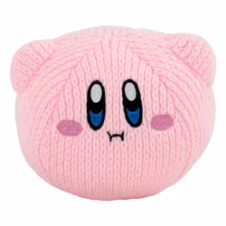 Kirby Nuiguru-Knit Plush Figure Hovering Kirby Junior