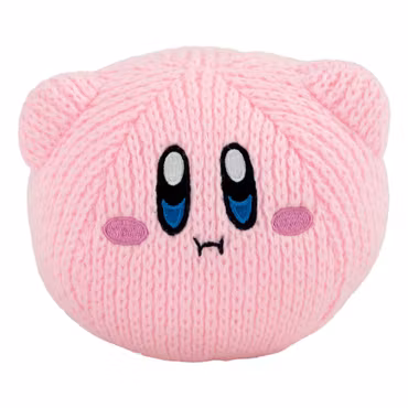 Kirby Nuiguru-Knit Plush Figure Hovering Kirby Junior