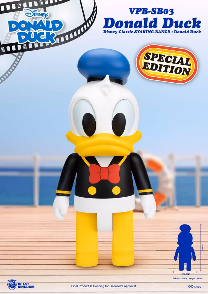 Disney Syaing Bang Vinyl Bank Mickey and Friends Donald Duck
