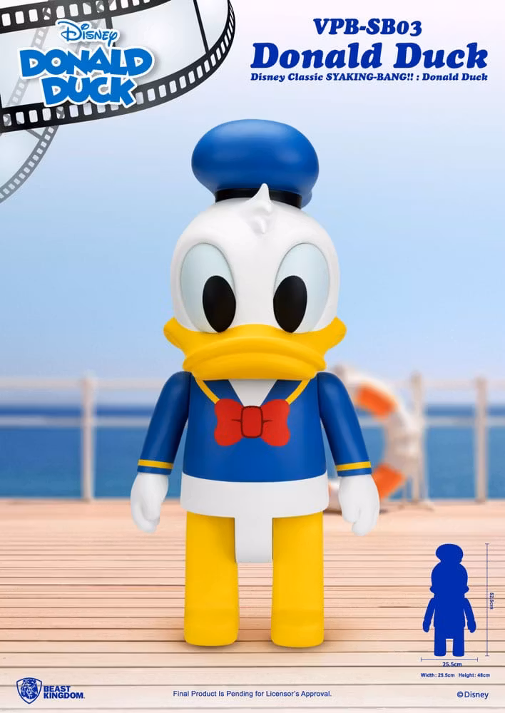 Disney Syaing Bang Vinyl Bank Mickey and Friends Donald Duck
