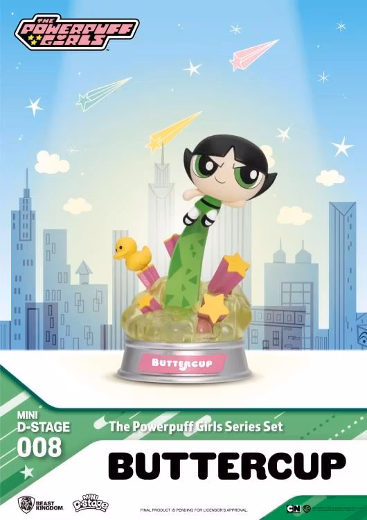 Powerpuff Girls Mini D-Stage MDS-008 Powerpuff Girls Series Set of 6 Figures