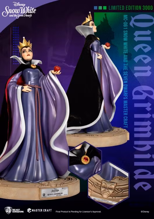 Disney Snow White and the Seven Dwarves Master Craft MC-061 Queen Grimhilde Limited Edition Statue