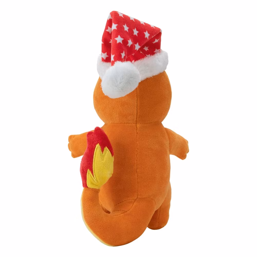 Pokémon Plush Figure Winter Charmander with Christmas Hat