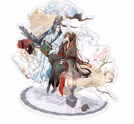 Grandmaster of Demonic Cultivation Acrylic Stand Wei Wuxian & Lan Wangji Sweet Flags Waving in Wind Ver.