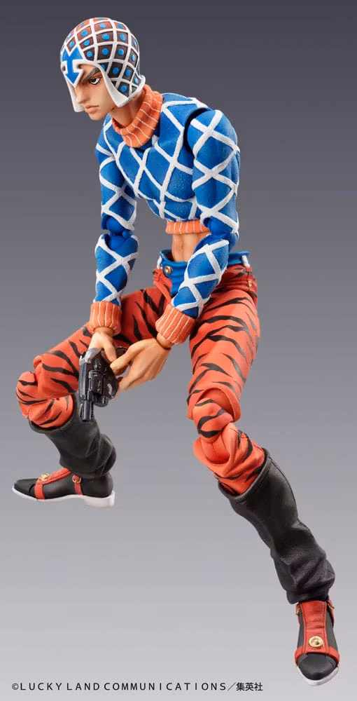 JoJo's Bizarre Adventure: Golden Wind Super Action Statue Guido Mista & Sex Pistols (Rerelease)