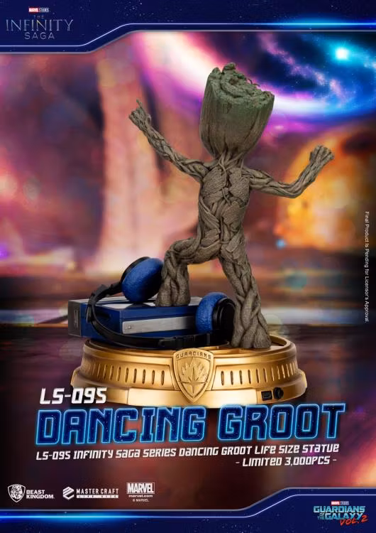 Marvel Guardians of the Galaxy Vol. 2 Infinity Saga LS-095 Life-Sized Dancing Groot (heo EU Exclusive)