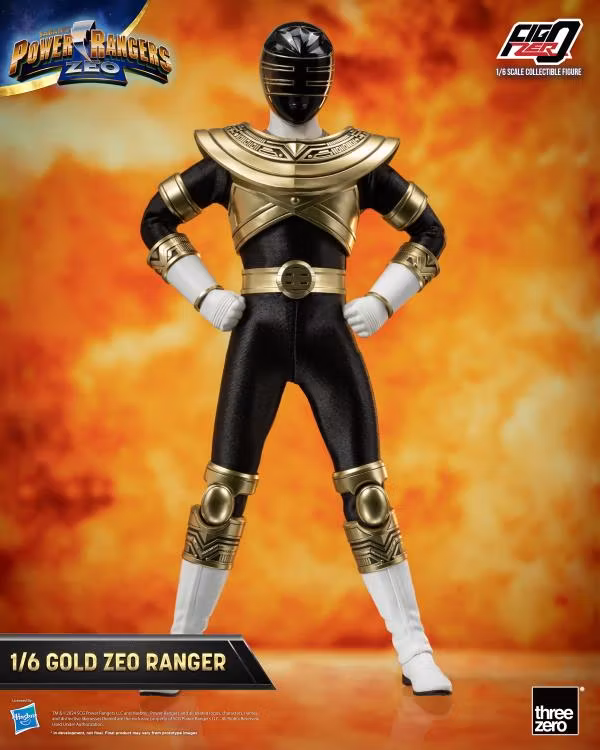 Power Rangers Zeo FigZero Gold Zeo Ranger 1/6 Scale Figure