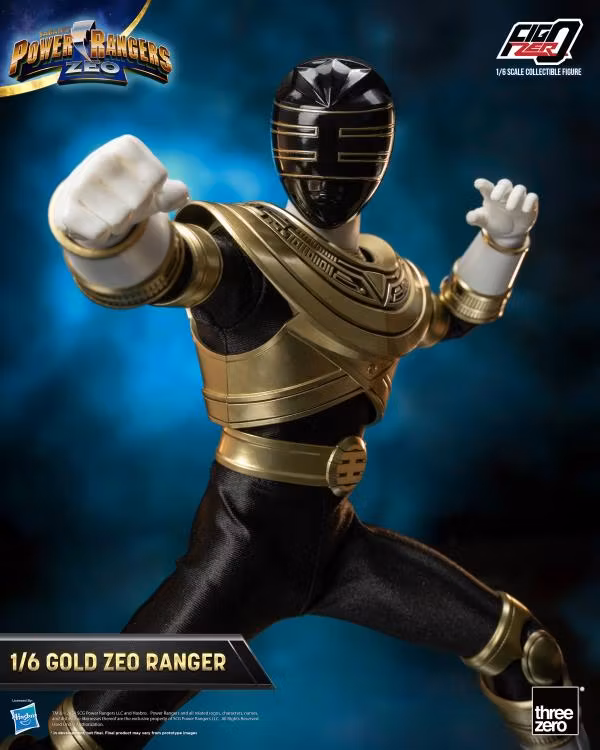 Power Rangers Zeo FigZero Gold Zeo Ranger 1/6 Scale Figure