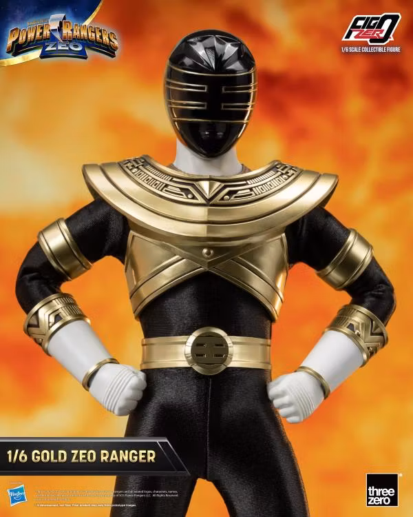 Power Rangers Zeo FigZero Gold Zeo Ranger 1/6 Scale Figure