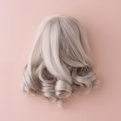 Harmonia Series Wig (One Curl/Ash Gray)