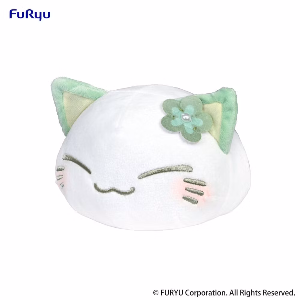 Nemu Neko Cat Plush Figure Green