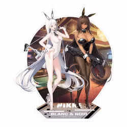 Goddess of Victory: Nikke Acrylic Stand Blanc & Noir