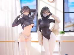 Hitomio Illustration Guitar MeiMei & Shokyu Sensei's Dance Lesson Figure Set