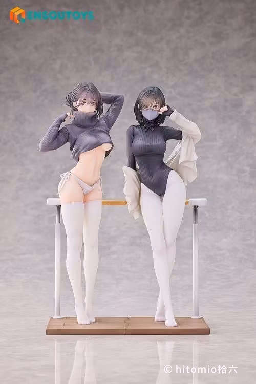 Hitomio Illustration Guitar MeiMei & Shokyu Sensei's Dance Lesson Figure Set
