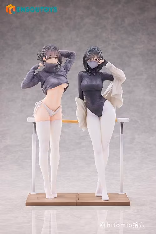 Hitomio Illustration Guitar MeiMei & Shokyu Sensei's Dance Lesson Figure Set