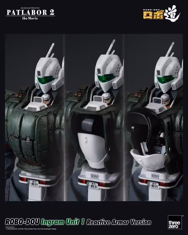 Patlabor 2: The Movie ROBO-DOU Ingram Unit 1 (Reactive Armor Ver.) 1/35 Scale Action Figure