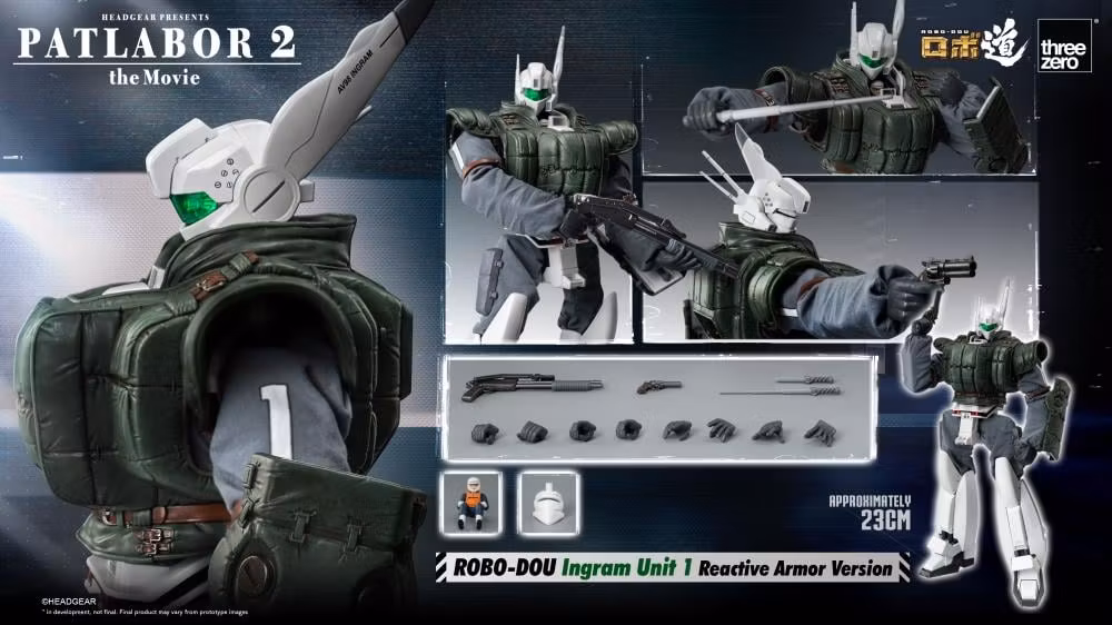 Patlabor 2: The Movie ROBO-DOU Ingram Unit 1 (Reactive Armor Ver.) 1/35 Scale Action Figure