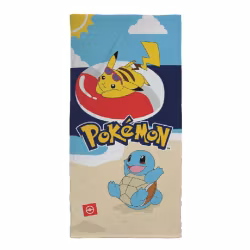 Pokemon Towel Pikachu, Schiggy 70 x 140 cm
