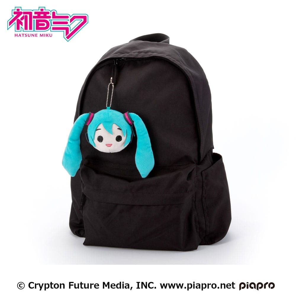 Vocaloid Hatsune Miku Plush Keychain Miku Face