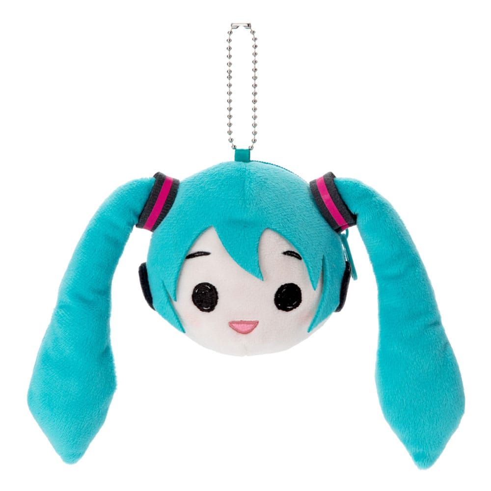 Vocaloid Hatsune Miku Plush Keychain Miku Face