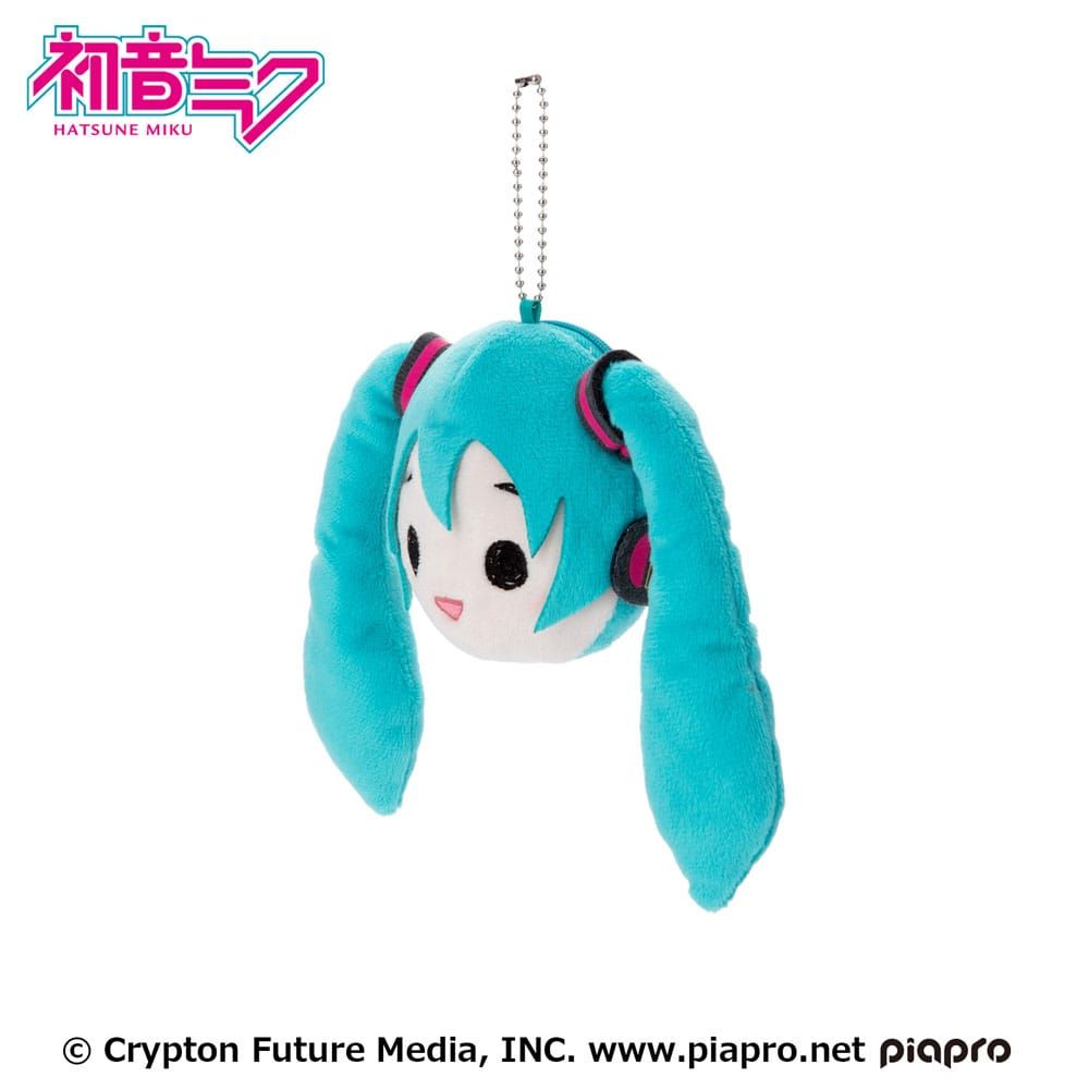 Vocaloid Hatsune Miku Plush Keychain Miku Face