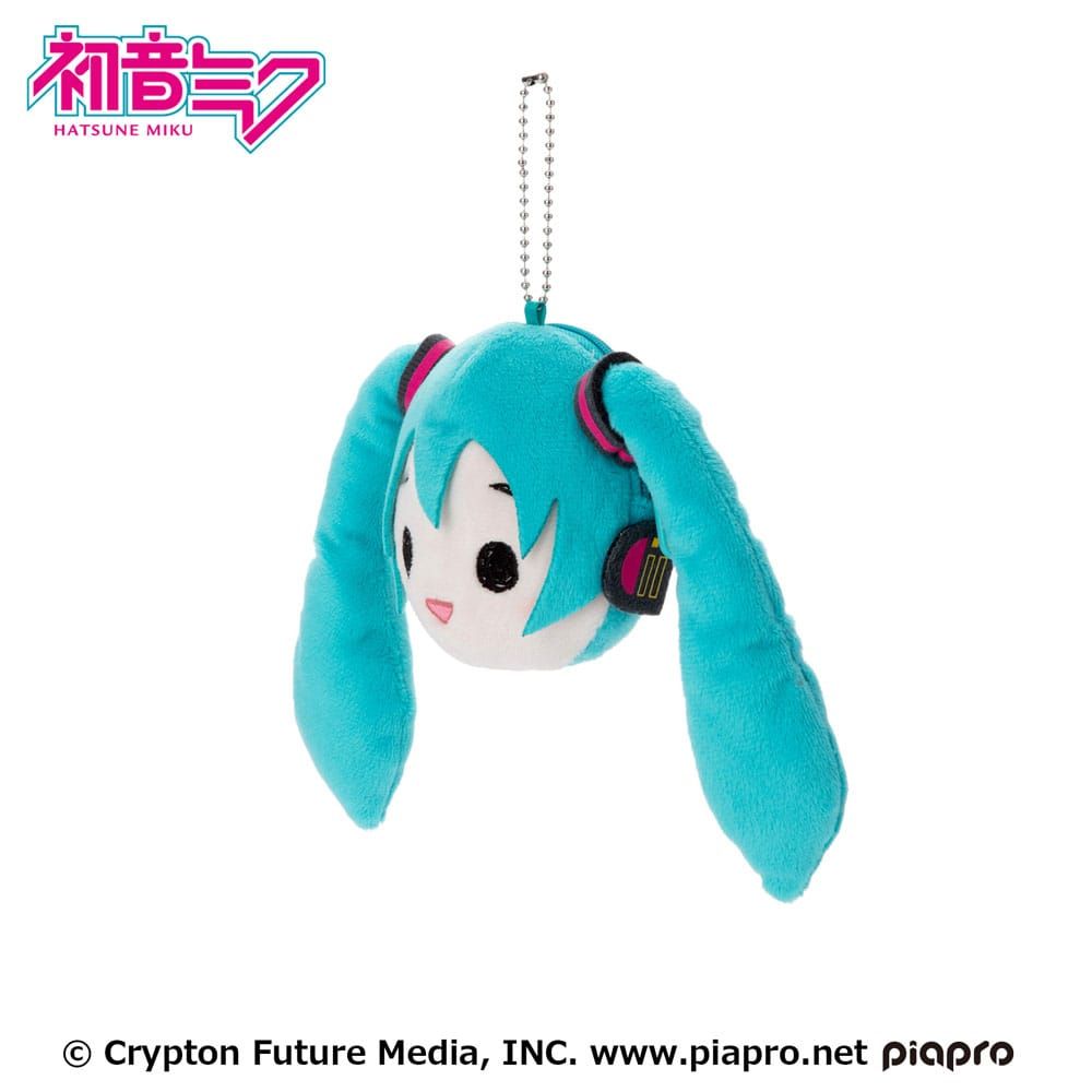 Vocaloid Hatsune Miku Plush Keychain Miku Face