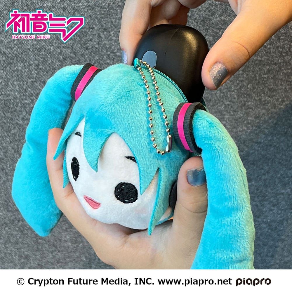 Vocaloid Hatsune Miku Plush Keychain Miku Face