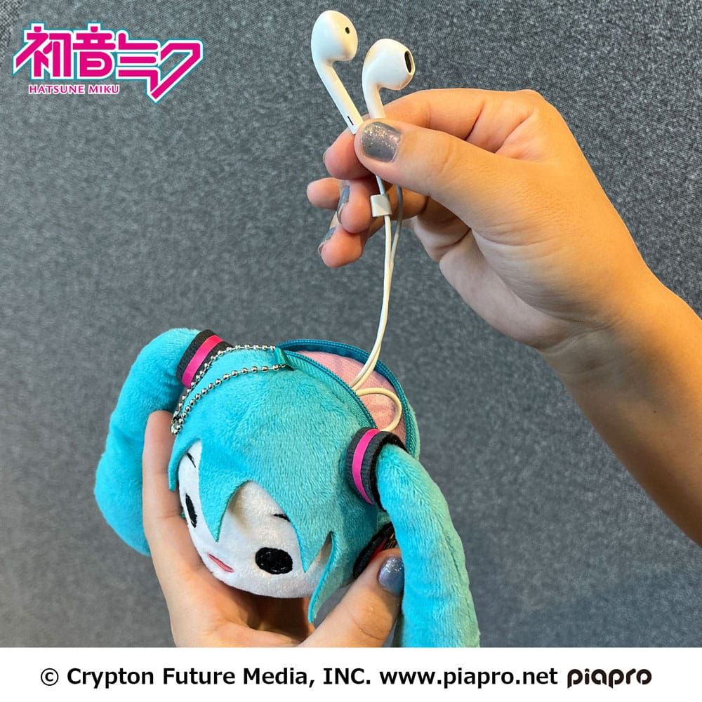Vocaloid Hatsune Miku Plush Keychain Miku Face