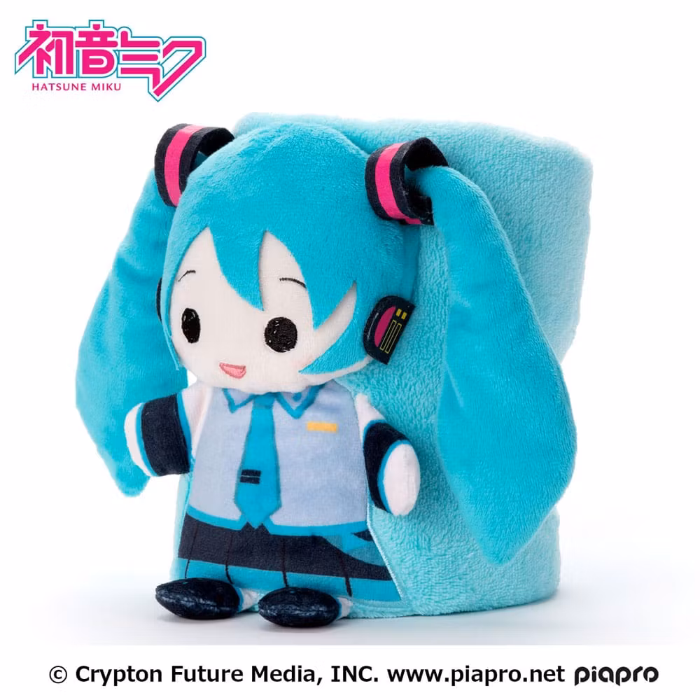 Vocaloid Hatsune Miku Roll-Up Plush Figure Miku