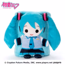 Vocaloid Hatsune Miku Roll-Up Plush Figure Miku