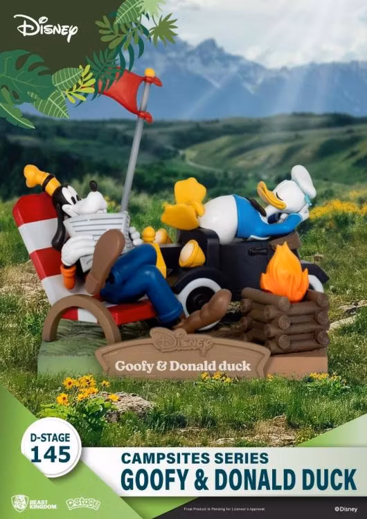 Disney Campsite Series D-Stage DS-145 Goofy & Donald Duck