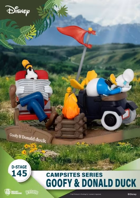 Disney Campsite Series D-Stage DS-145 Goofy & Donald Duck