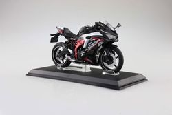 Diecast Bike Series 1/12 Scale Kawasaki Ninja Metallic Spark Black x Peal Flat Stardust White