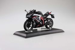 Diecast Bike Series 1/12 Scale Kawasaki Ninja Metallic Spark Black x Peal Flat Stardust White