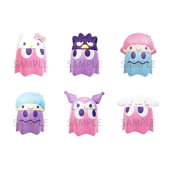 Pac-Man x Sanrio Characters Chibicollect Series Set of 6 Figures