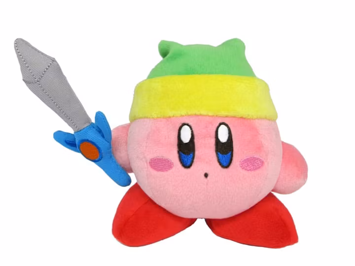 Kirby Plush Figure Kirby with Sword