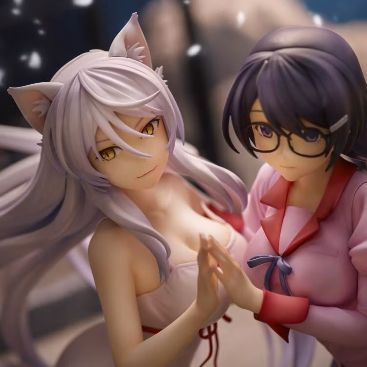 Nekomonogatari Kuro Tsubasa Hanekawa & Black Hanekawa Figure Set (Rerelease)