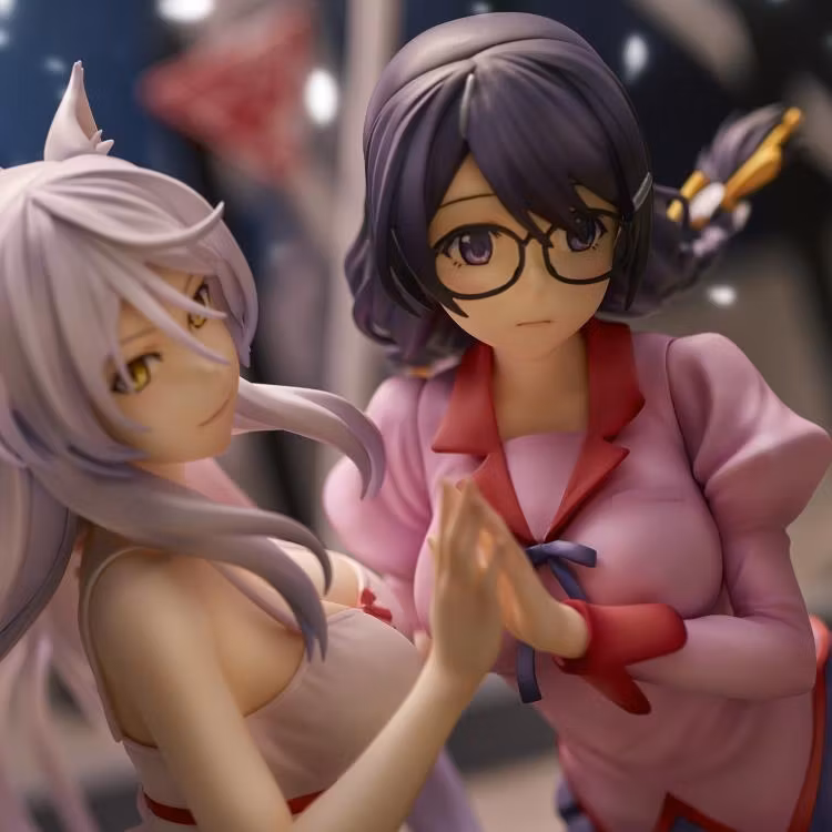 Nekomonogatari Kuro Tsubasa Hanekawa & Black Hanekawa Figure Set (Rerelease)